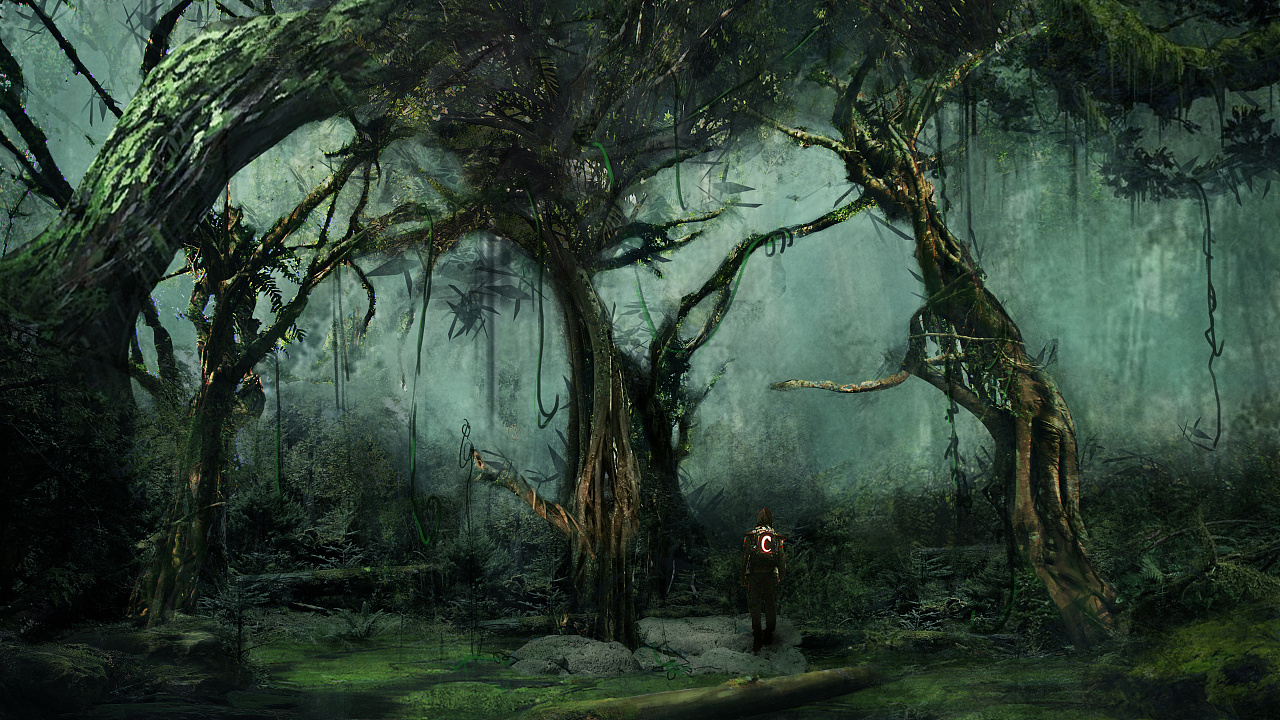 侏罗纪电影场景概念图|影视|其他影视|王衔 - 原创作品 - 站酷 (zcool