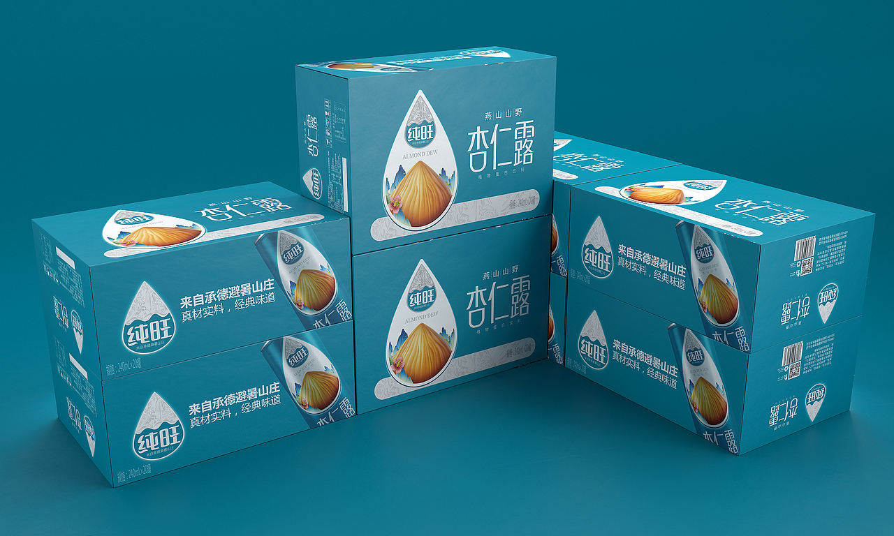 纯旺杏仁露—徐桂亮品牌设计