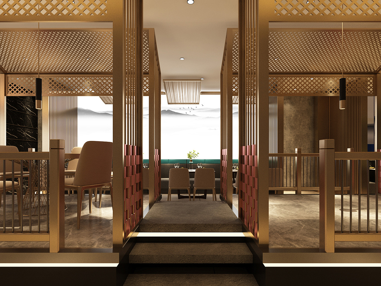 阿婆印象湖南土菜馆空间设计