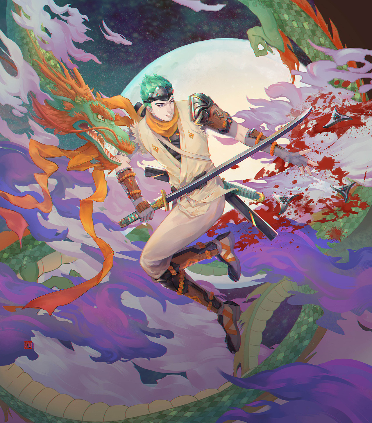 北方神龙（图ZODk1OTgwMzI=） - 艺术插画 - 站酷设计师攻攻攻原创素材 - 站酷ZCOOL