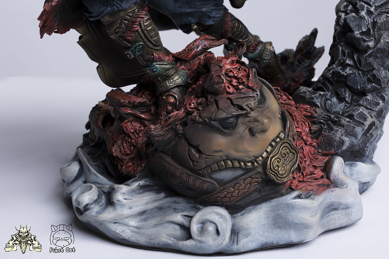 猫小兜动漫 X 高彦哲原型师 《西游系列》妖猴降世（图ZMTMzNzc2MzQw） - 手办/模玩 - 站酷设计师猫小兜动漫影视原创素材 - 站酷ZCOOL