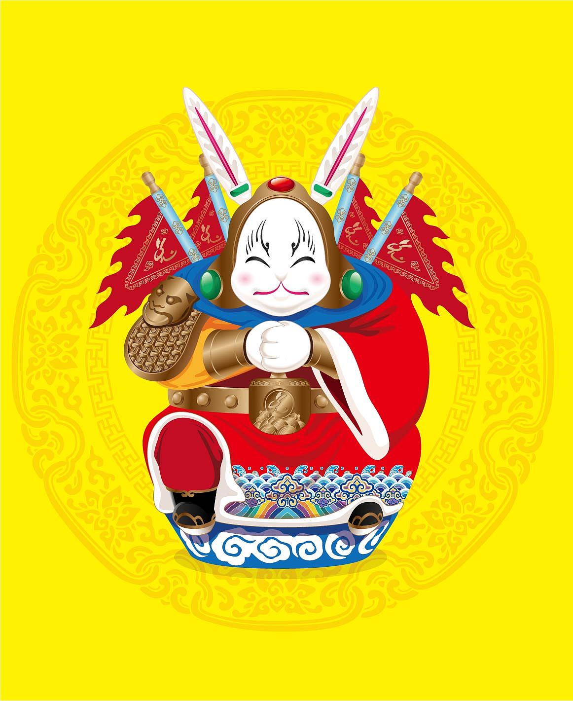 9年前 2629 5 0 武汉  |  平面设计师 为过年产品绘制的可爱的兔爷!