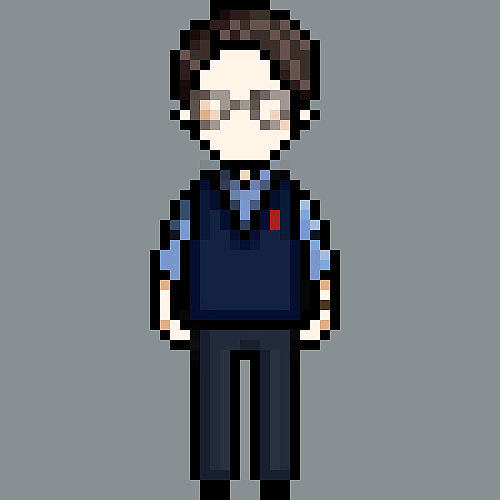 像素画朱一龙角色人物