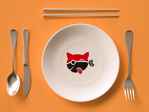 馋嘴猫烤鱼LOGO设计