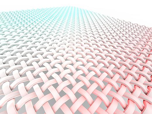 3D织物效果放大细节