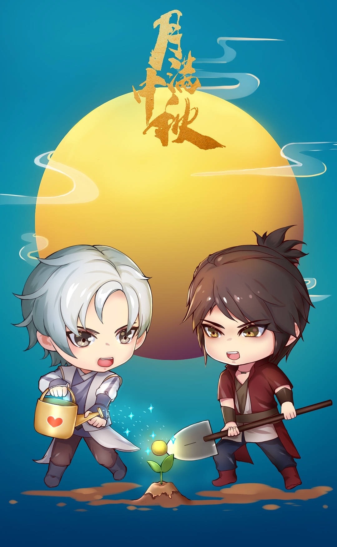 中秋（图ZMTI5ODcwMTA0） - 其他动漫 - 站酷设计师Tina十五原创素材 - 站酷ZCOOL