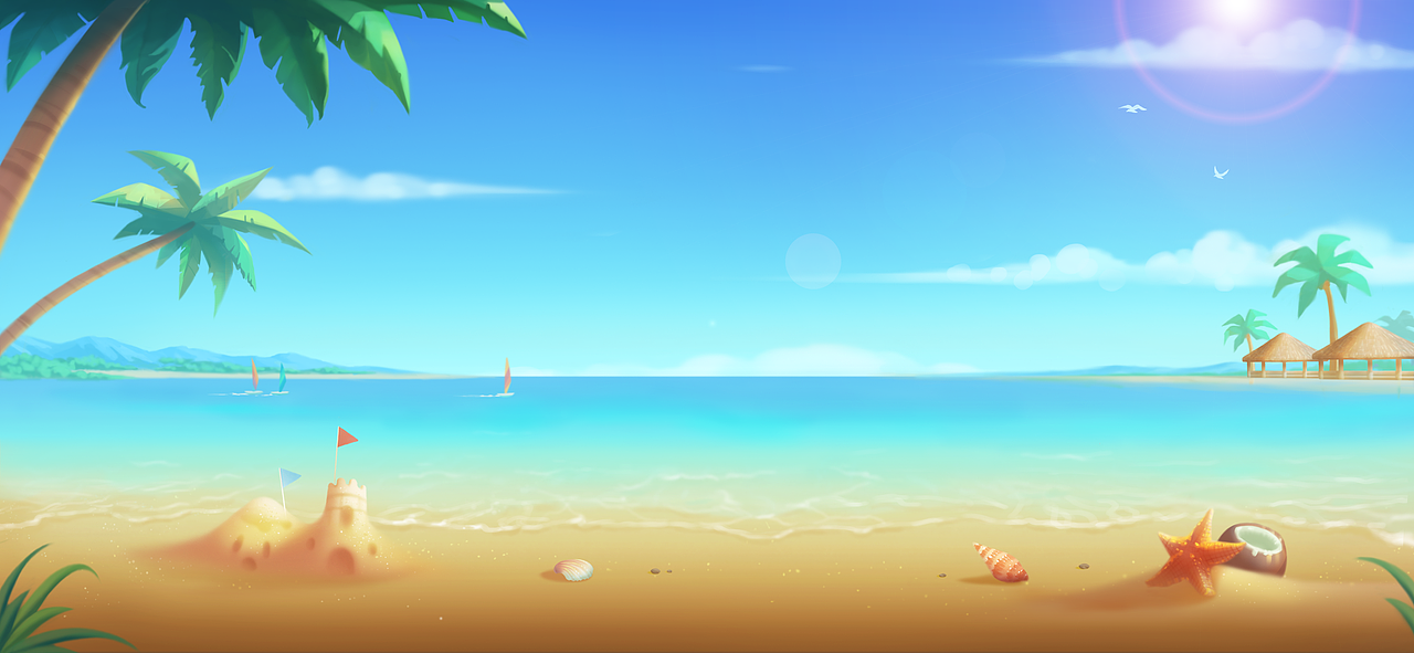 夏日（图ZMjI5OTQ1NTky） - 游戏原画 - 站酷设计师邻家的纪先生原创素材 - 站酷ZCOOL