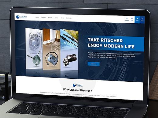 外贸电机企业网站