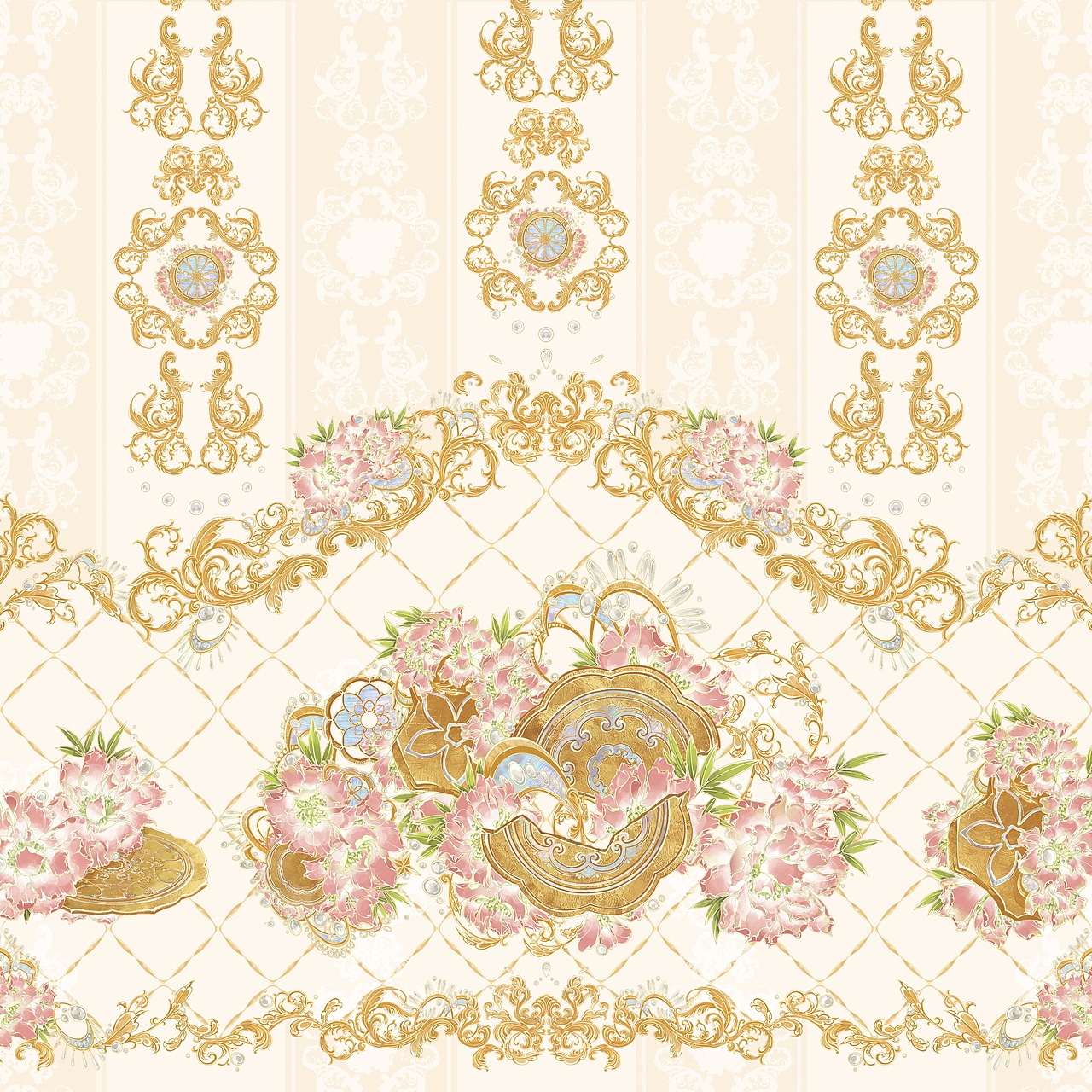 镜中花Lolita柄待