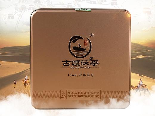 泾阳茯茶_黑茶金花茯砖手筑伏茶丝路传奇（金）