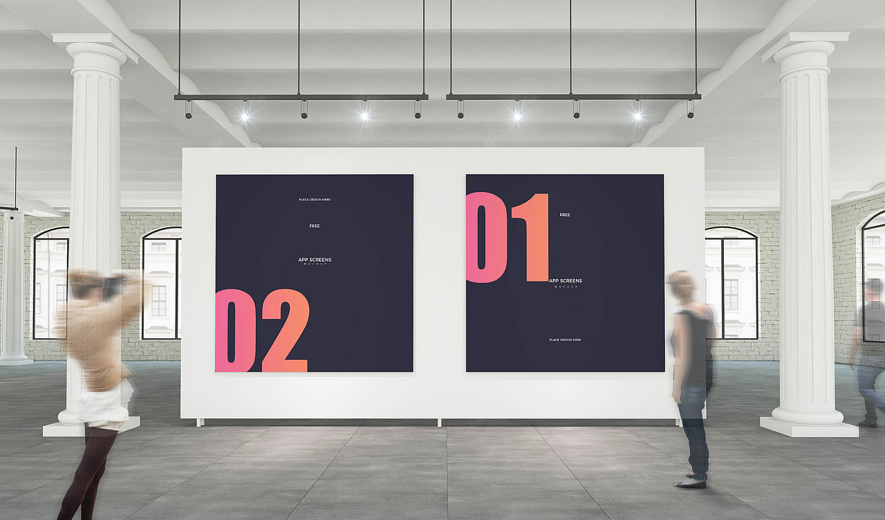 展会海报样机（图ZMjM4MjAyMTUy） - 海报 - 站酷设计师过稿素材原创素材 - 站酷ZCOOL
