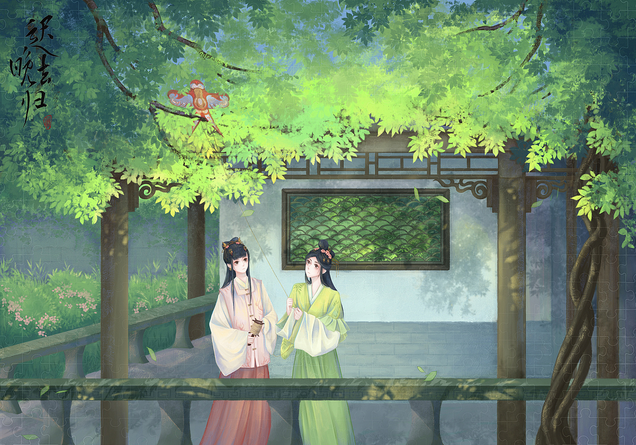 春日里（图ZMzM1MjY5MjQw） - 商业插画 - 站酷设计师迟去晚归原创素材 - 站酷ZCOOL