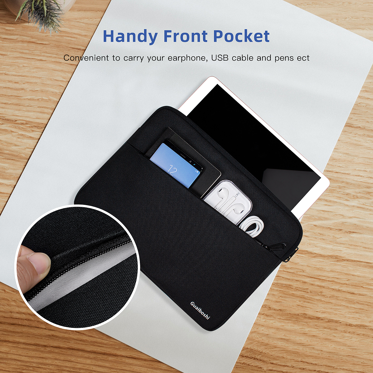 斜口款尼龙内胆包