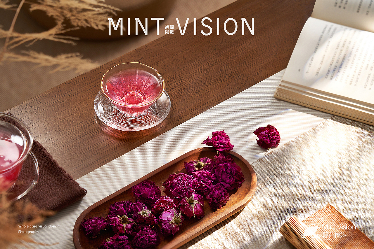 玫瑰花茶｜电商全案制作｜薄荷视觉（图ZMzY2OTc4ODA0） - 产品摄影 - 站酷设计师bohe摄影视觉原创素材 - 站酷ZCOOL