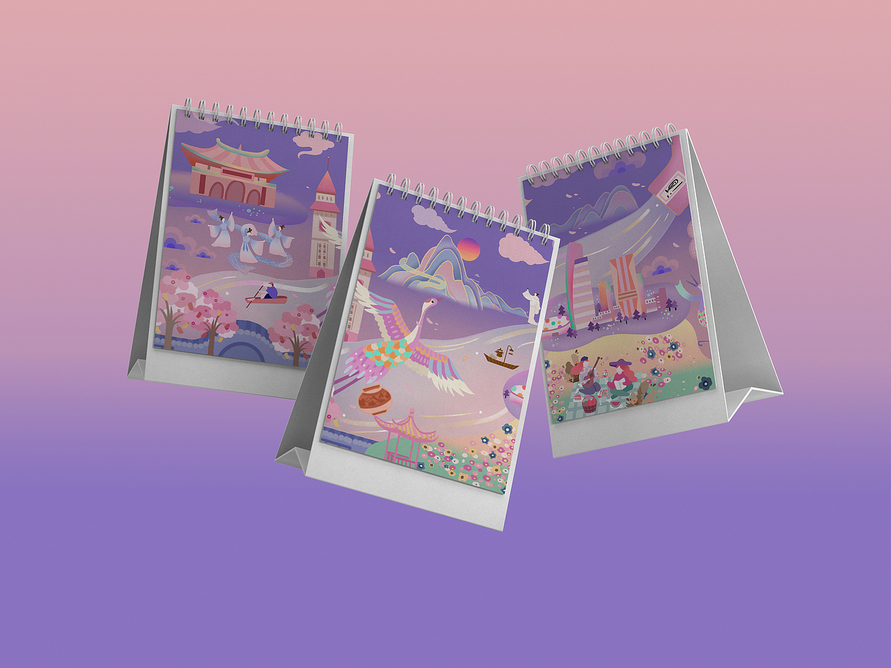 2022中国鹤壁文创大赛国风插画设计