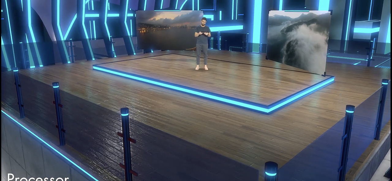 欧美风虚拟舞台,线上会议直播,线上发布会,虚拟直播