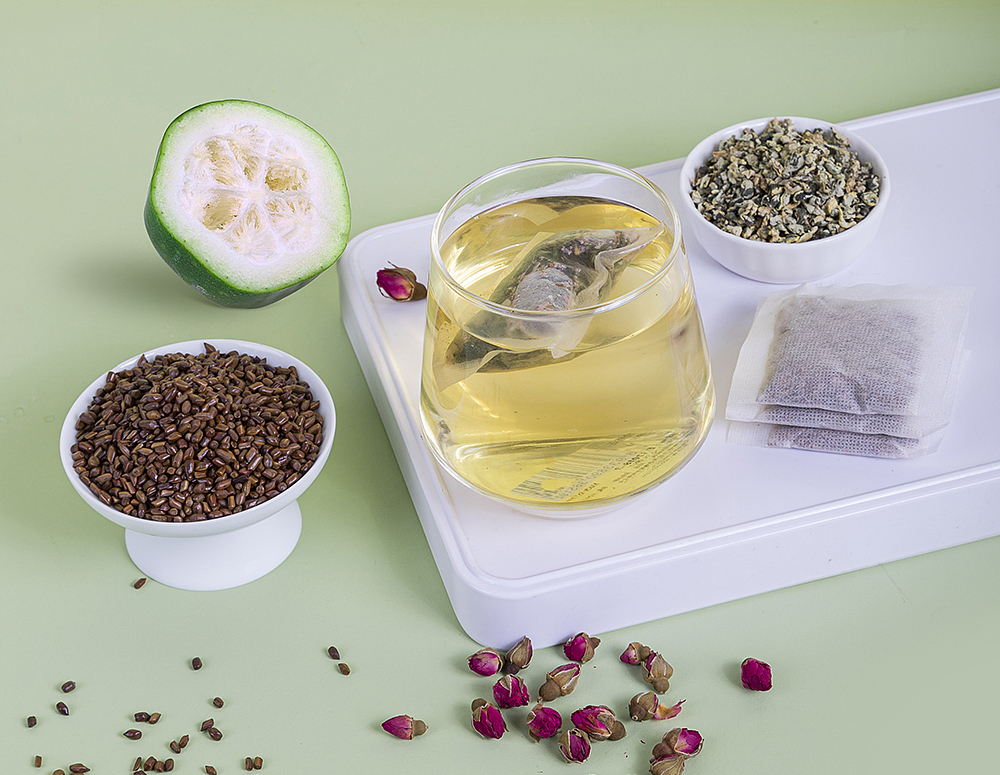 产品拍摄-冬瓜荷叶茶