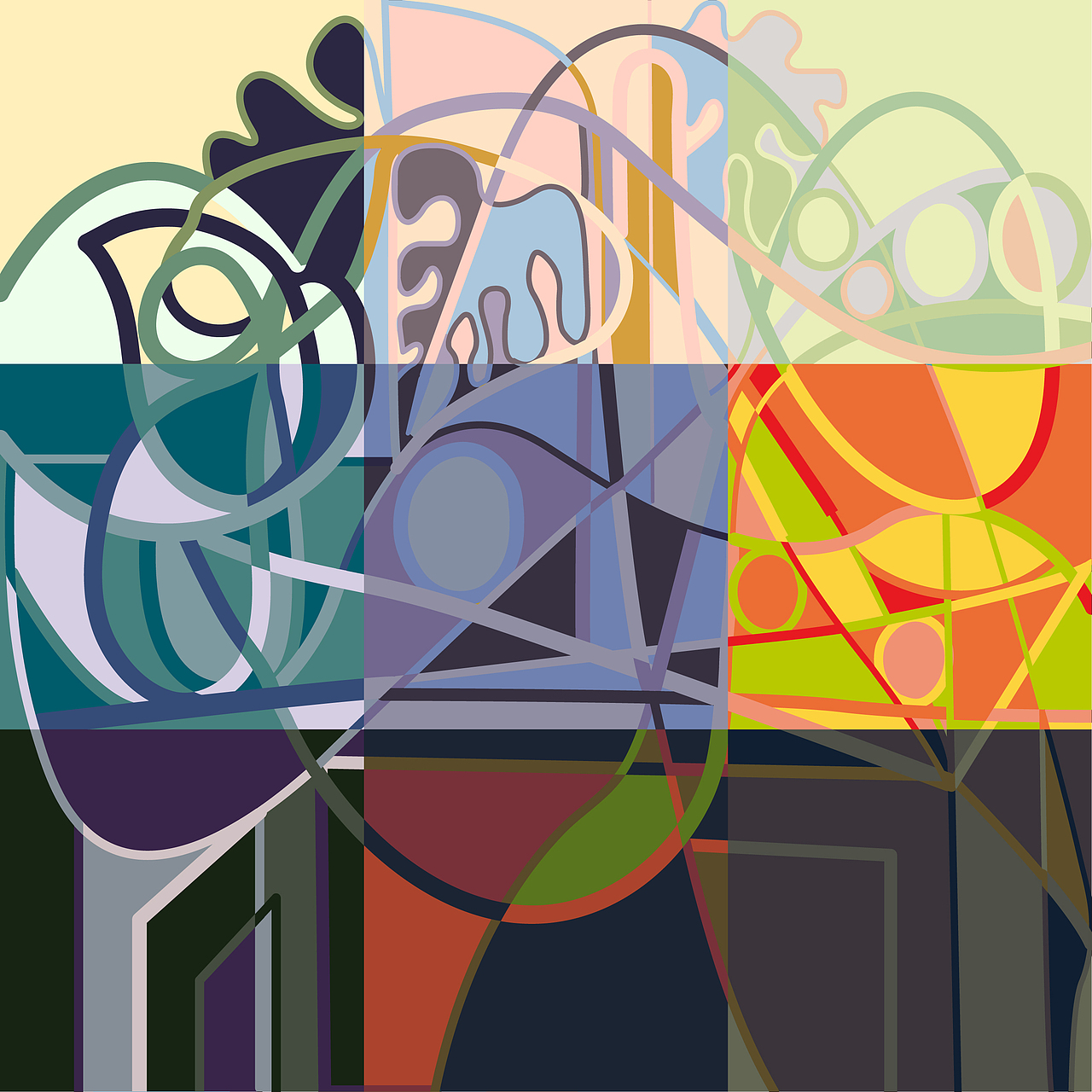 作业记录色彩构成