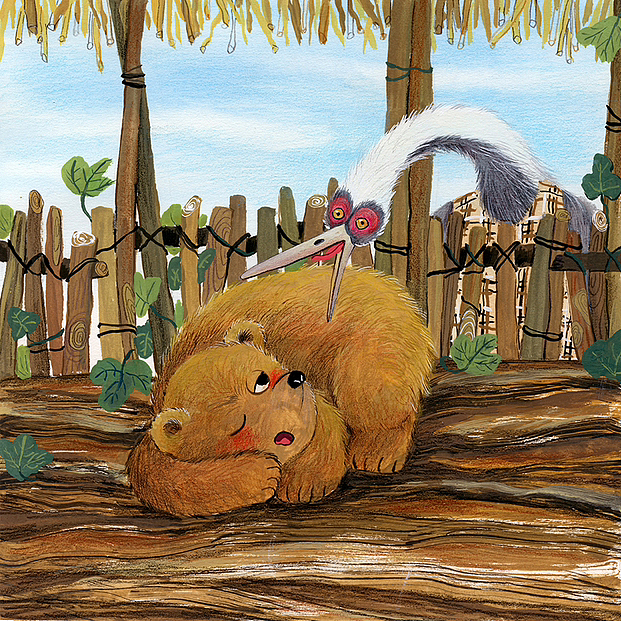 绘本《一天到晚打哈欠的熊》（图ZMzUxMTUwMTc2） - 绘本 - 站酷设计师小耳朵_ting原创素材 - 站酷ZCOOL