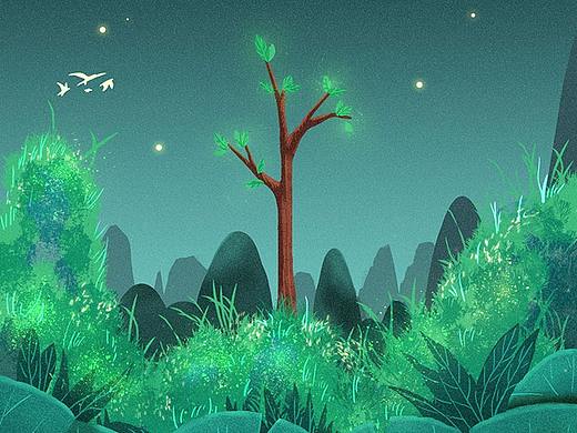 植树节（个人主页-ZNTI4NzY3NTY=） - 运营设计 - 站酷设计师三里河原创素材 - 站酷ZCOOL