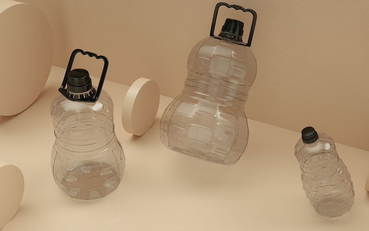 长生花生油瓶型设计