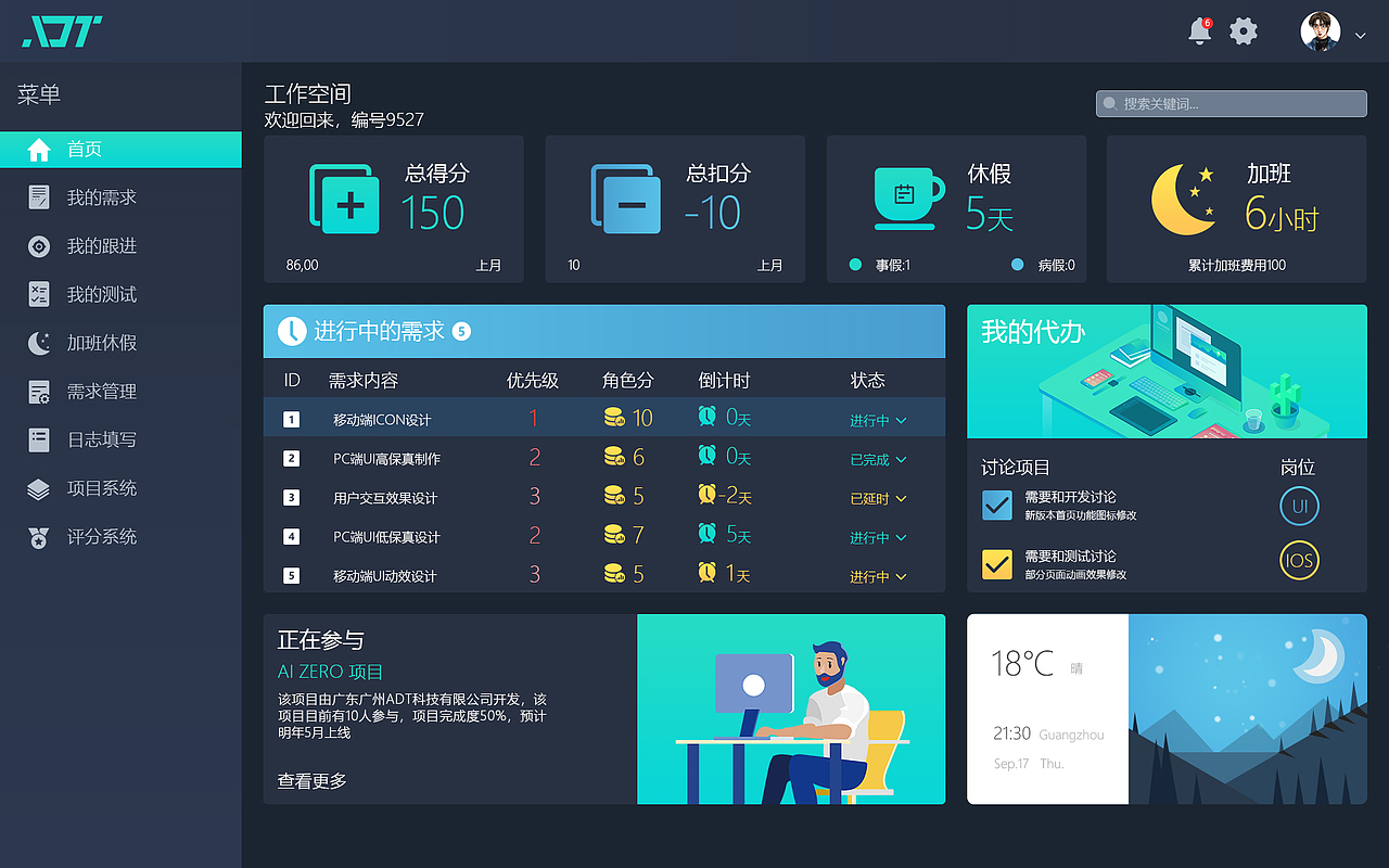 OA后台管理界面（图ZMTYwMTY2OTI4） - 软件界面 - 站酷设计师凹弹头原创素材 - 站酷ZCOOL