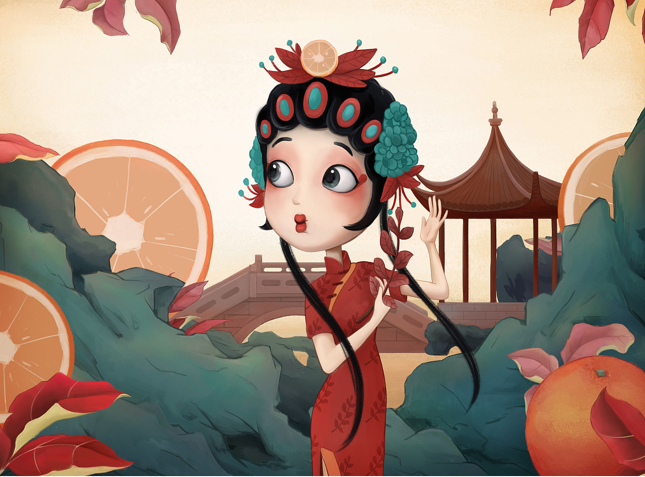 小红橘品牌插画 - 原创作品 - 站酷(zcool)