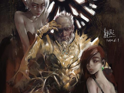 《盘踞》（个人主页-ZNDU1NDUyODQ=） - 概念设定 - 站酷设计师鲤熙原创素材 - 站酷ZCOOL