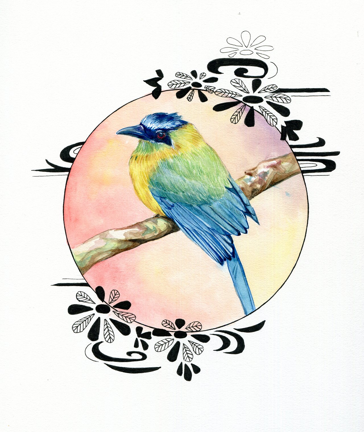 鸟（图ZMTgyMTExMzE2） - 艺术插画 - 站酷设计师夏小嫣然原创素材 - 站酷ZCOOL