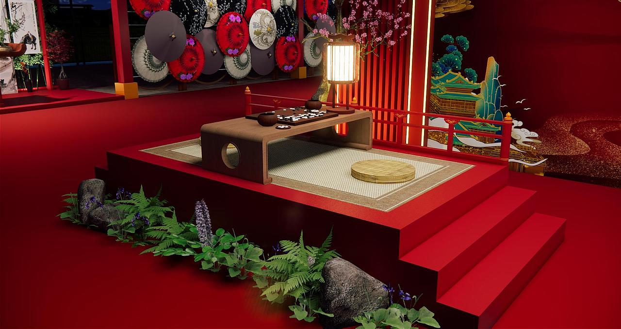 中式古风集市美陈设计（图ZMjQ0NjQxMTA0） - 其他三维 - 站酷设计师ONE_玩原创素材 - 站酷ZCOOL