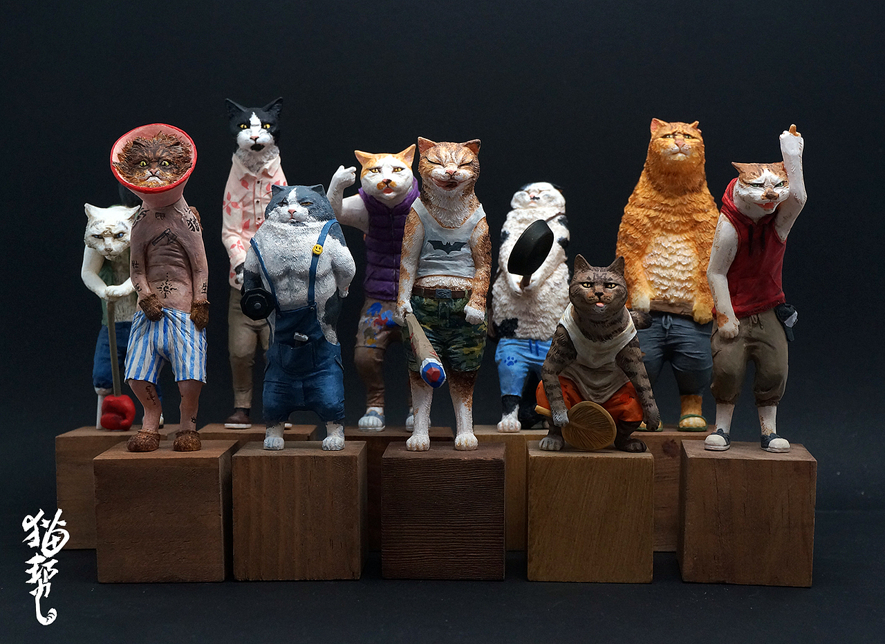 《猫帮》新成员以及2款漫画配色（图ZMTY0MjQ4NDY4） - 手办/模玩 - 站酷设计师PiaoOOOo原创素材 - 站酷ZCOOL