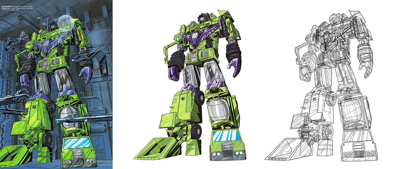 最左侧的原画真的是无法超越的经典