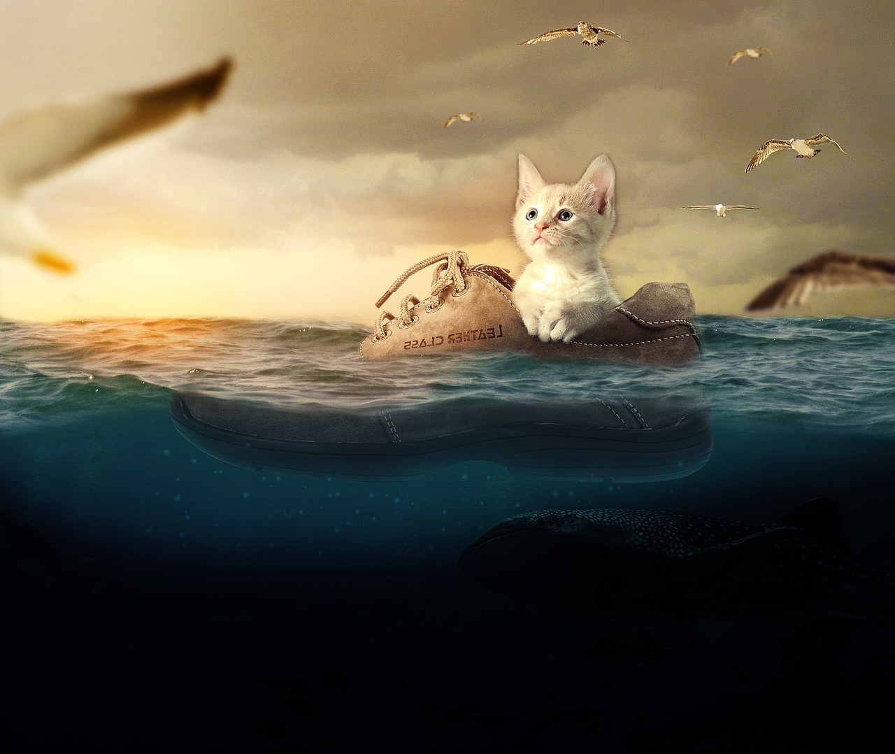 杂记_合成练习_超现实水下场景