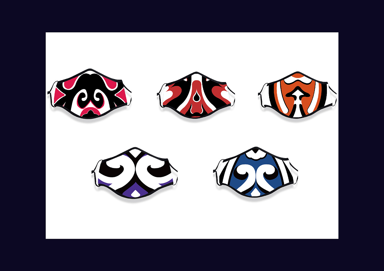 戏剧图案设计推广晋剧