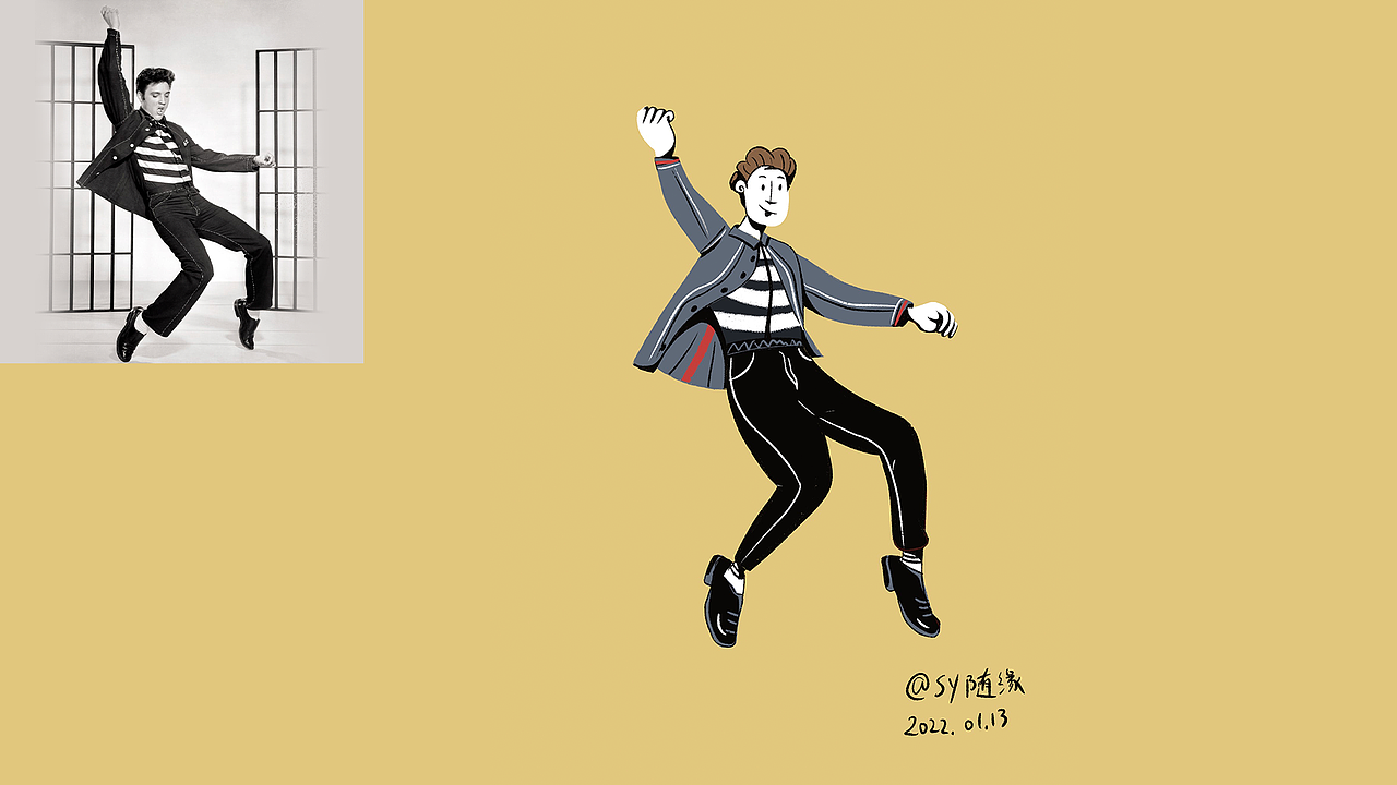 「28天」速写打卡挑战——第三周主题:DISCO