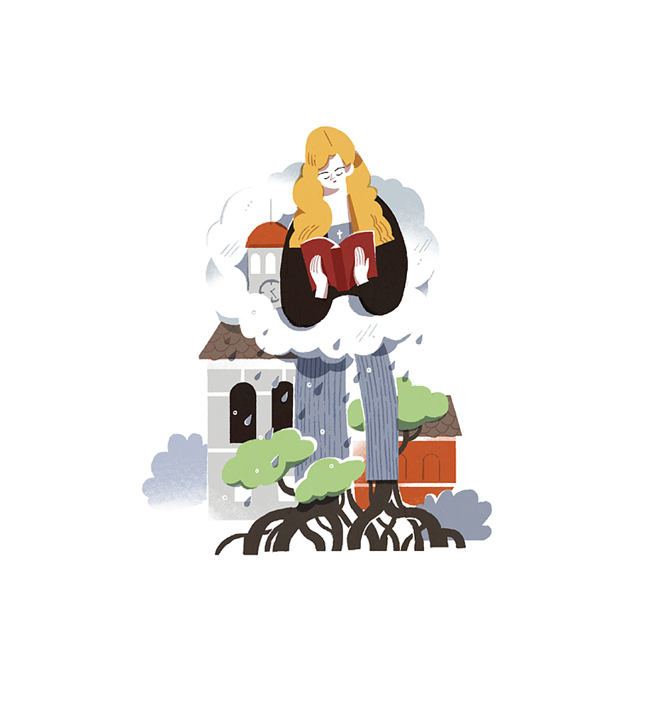 温暖系小画稿（图ZMTE2NTM2ODQw） - 商业插画 - 站酷设计师老老老鱼原创素材 - 站酷ZCOOL