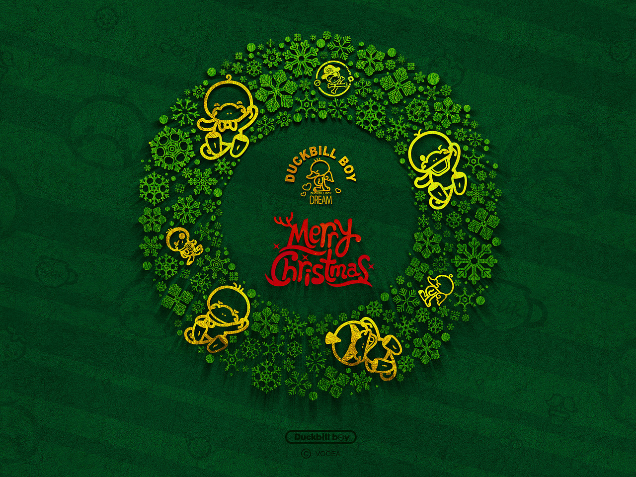 鸭嘴兽男孩 圣诞系列 高清手机壁纸(IPHONE6壁纸、安卓壁纸、iPad壁纸)