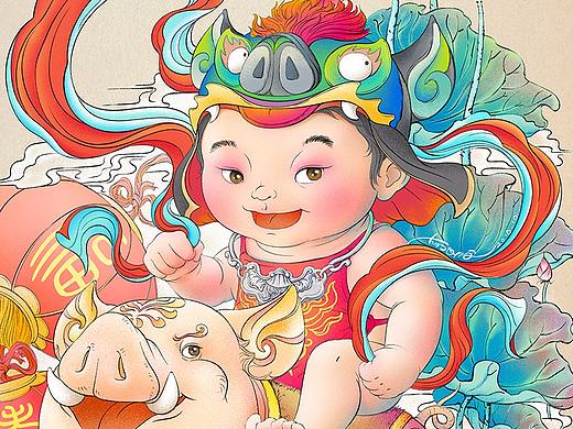 金猪迎春