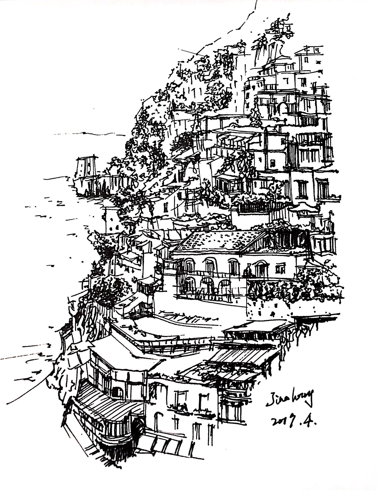 回顾2019，你还在用纸绘画吗~（图ZMTkyMjYyNjIw） - 建筑设计 - 站酷设计师交子先生原创素材 - 站酷ZCOOL