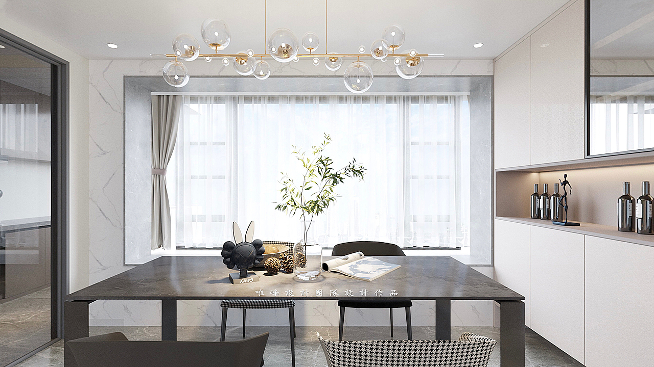 深圳口山设计:现代简约风舒适家,沉淀温馨,释放生活