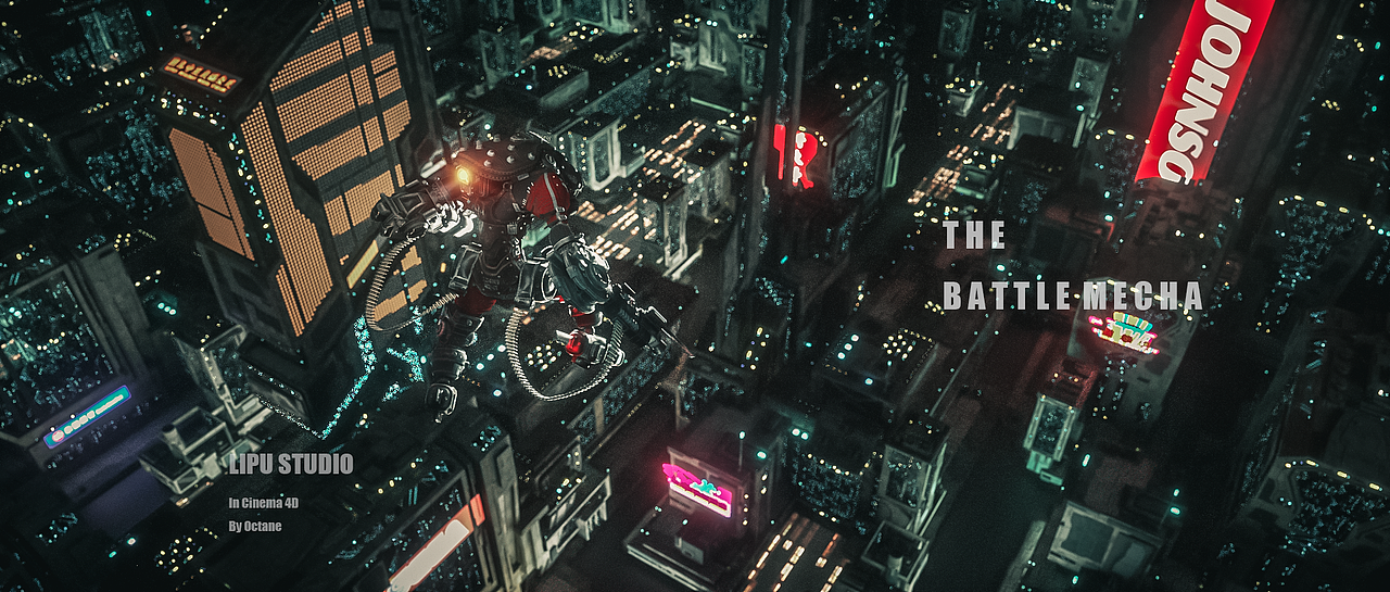 《The Battle Mecha》风格图渲染练习（图ZMzExMDY4NzYw） - 其他三维 - 站酷设计师Liup_原创素材 - 站酷ZCOOL