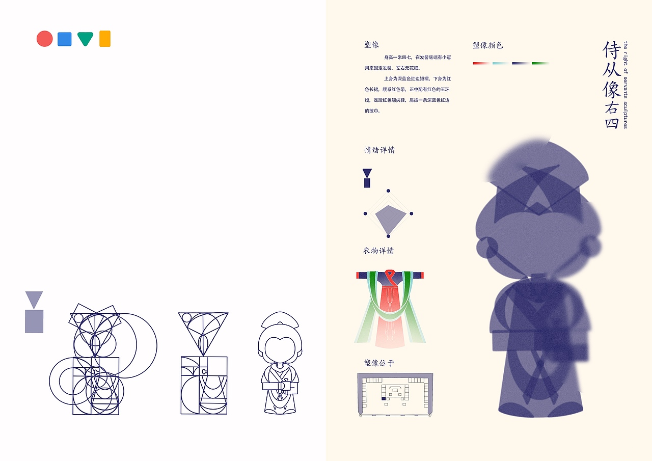 山西晋祠彩塑“三晋溢彩” 信息可视化应用设计