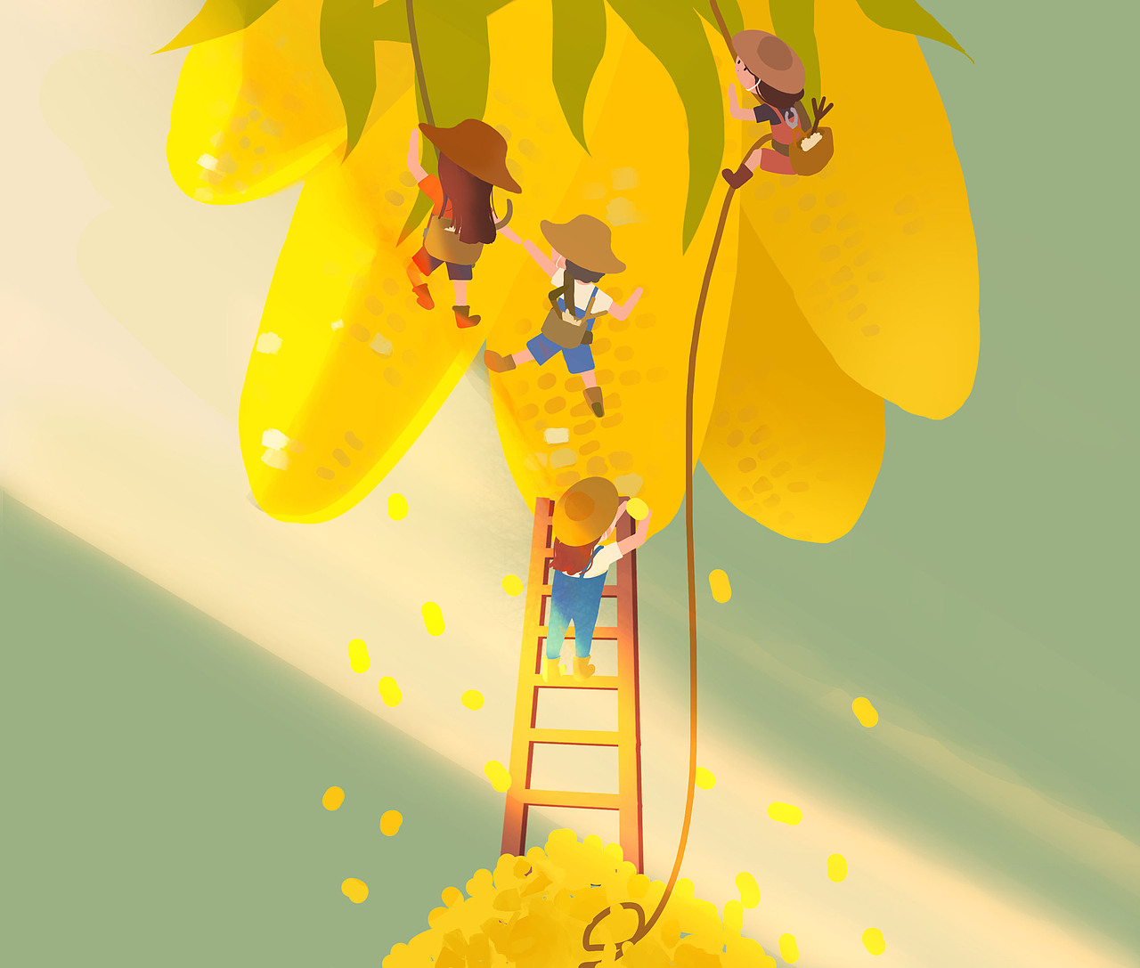 小人国系列（图ZMjE1Nzg1NDEy） - 商业插画 - 站酷设计师先人掌X原创素材 - 站酷ZCOOL