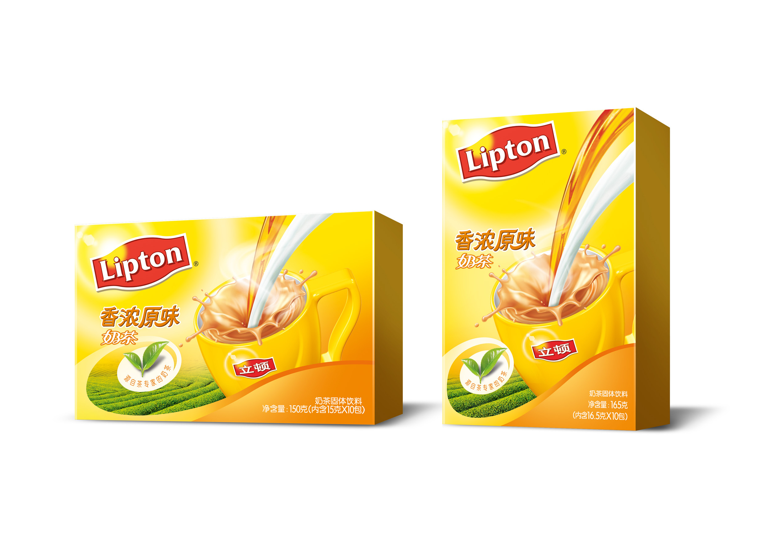 2010年为立顿奶茶设计的包装