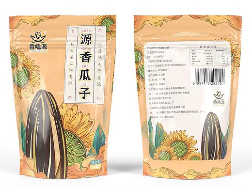 【香嗑源】中國風(fēng)瓜子包裝（個人主頁-ZNTEyODQ5NzY=） - 包裝 - 站酷設(shè)計師像素大樹原創(chuàng)素材 - 站酷ZCOOL