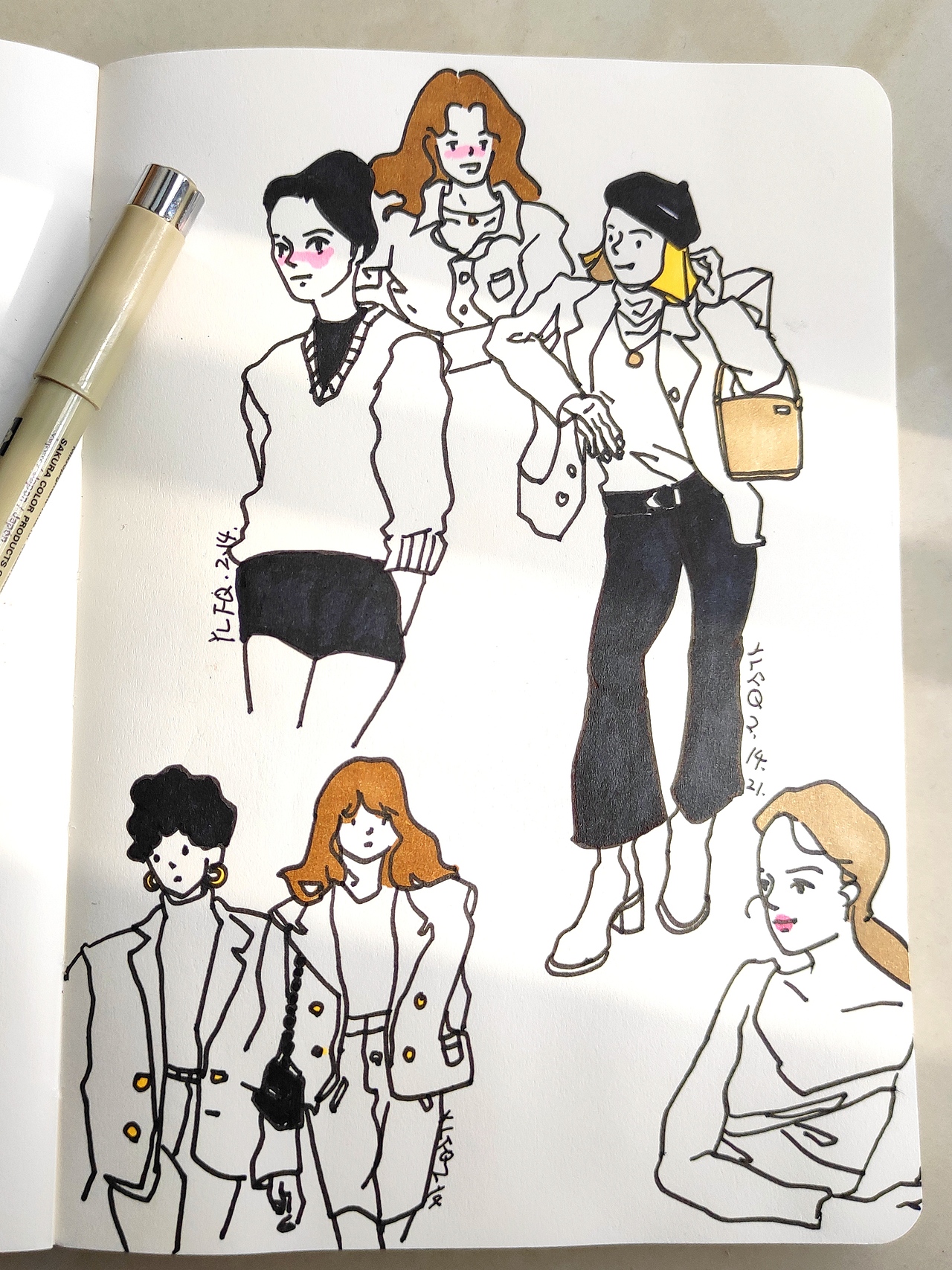 sketch book（图ZMjg3MDUxMzc2） - 艺术插画 - 站酷设计师一篮番茄原创素材 - 站酷ZCOOL