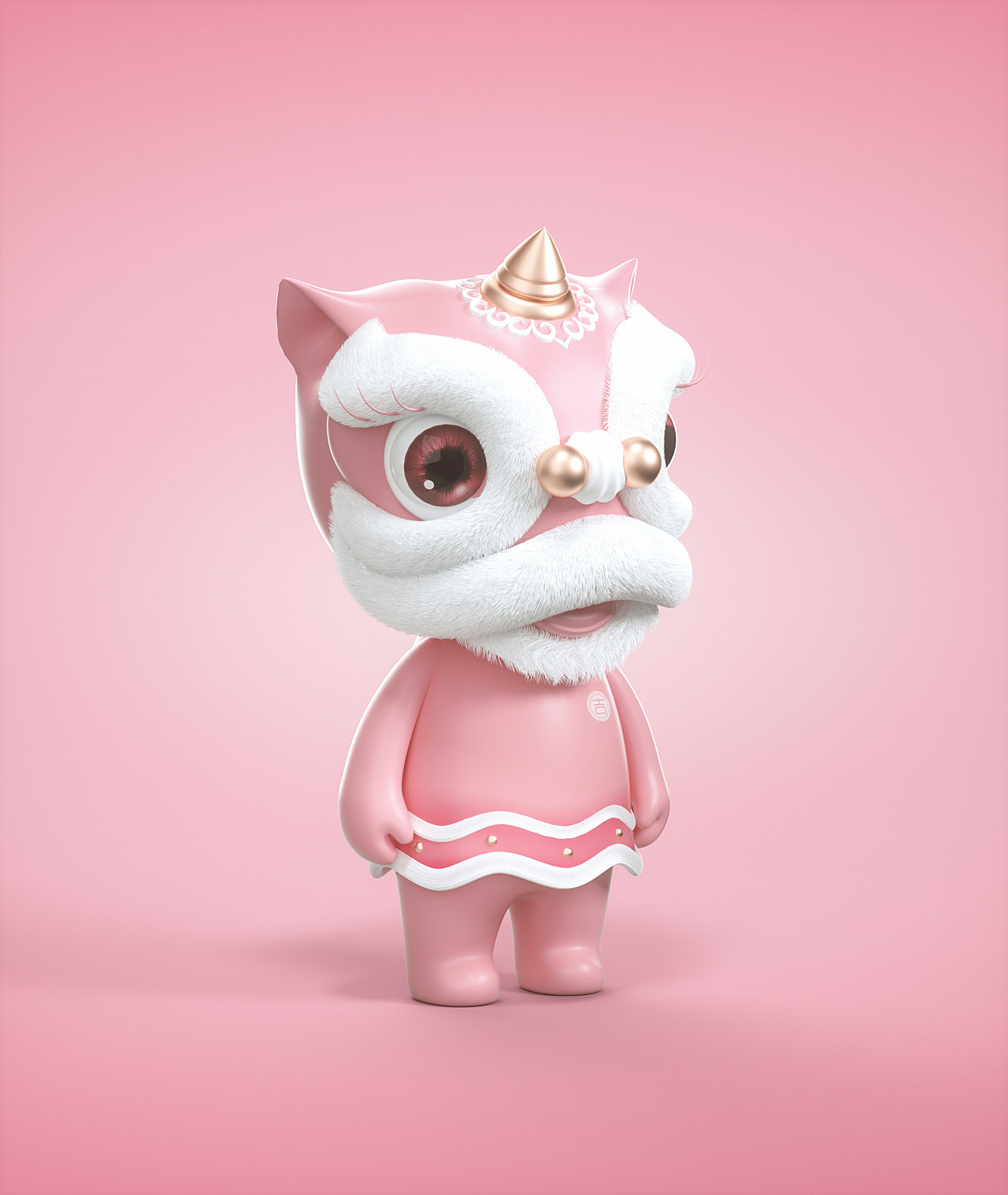 醒狮meimei-ip形象设计 / cc卡美 / 2021|平面|ip形象|吉简 - 原创作