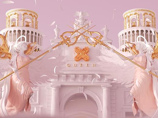X-LAB 3D 👼女神节动态海报👼
