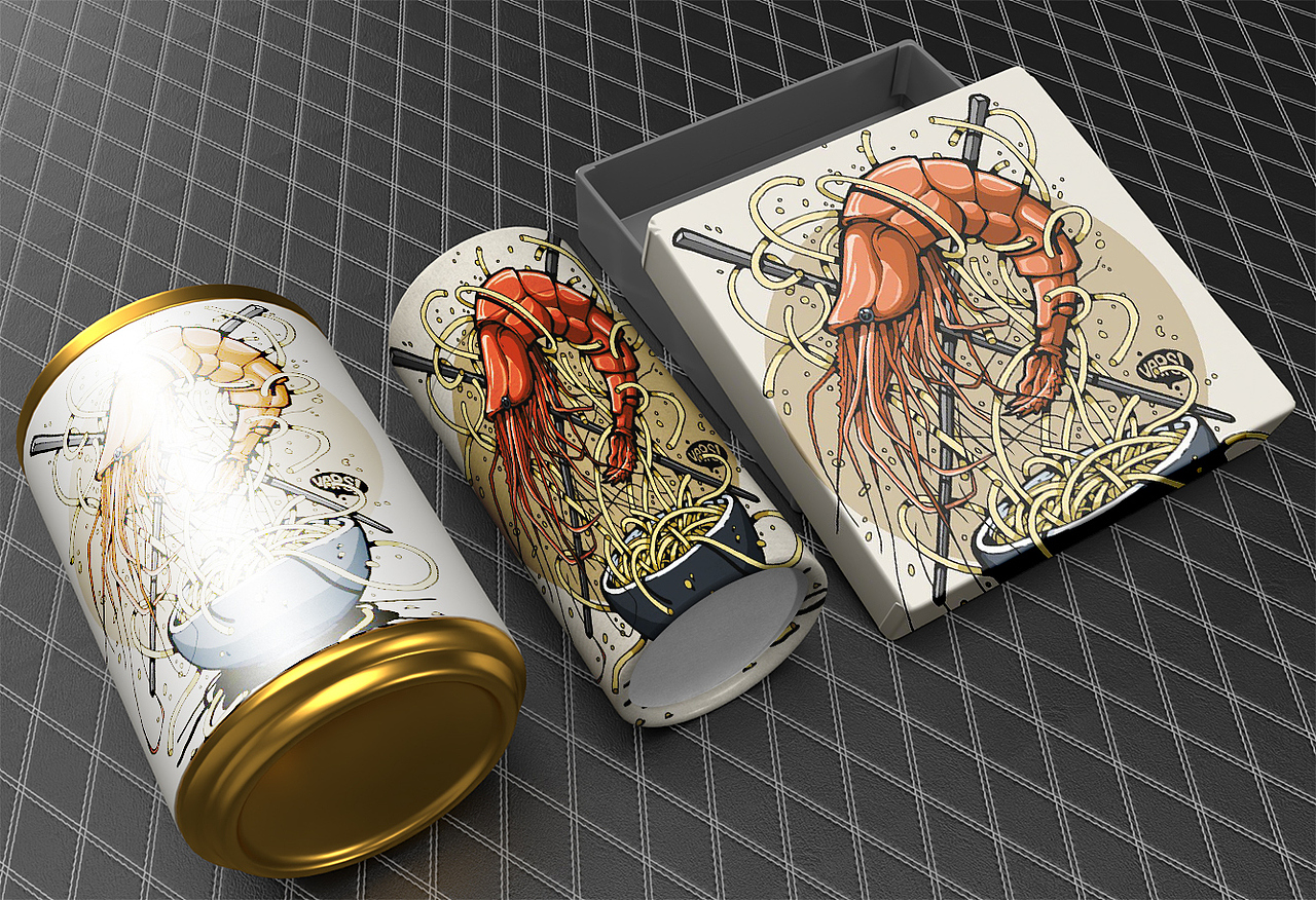 邪萌风格 || 包装设计 || 搞怪插画（图ZMTk2MTMzNTM2） - 宣传物料 - 站酷设计师烽火设计原创素材 - 站酷ZCOOL