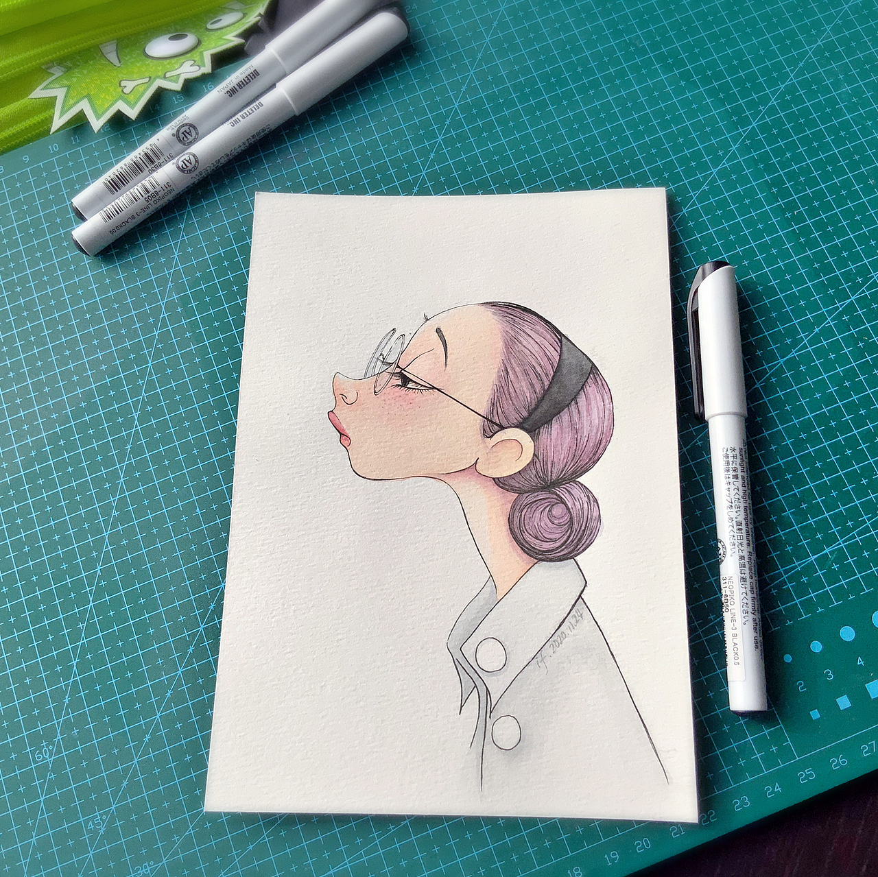 手绘练笔，水彩，钢笔淡彩，油画棒（图ZMjU1NTc3ODEy） - 创作习作 - 站酷设计师王如果asif原创素材 - 站酷ZCOOL